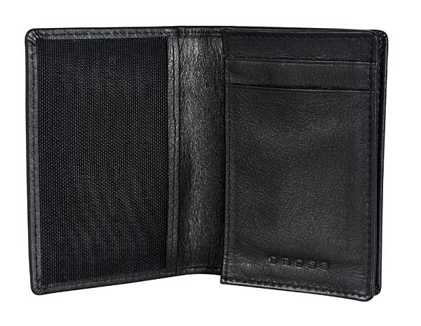 Визитница Cross Concordia Black, кожа наппа, гладкая, чёрный, 10,5 х 7,5 х 2 см AC1108387_1-1 CROSS, Артикул: AC1108387_1-1 фото №1