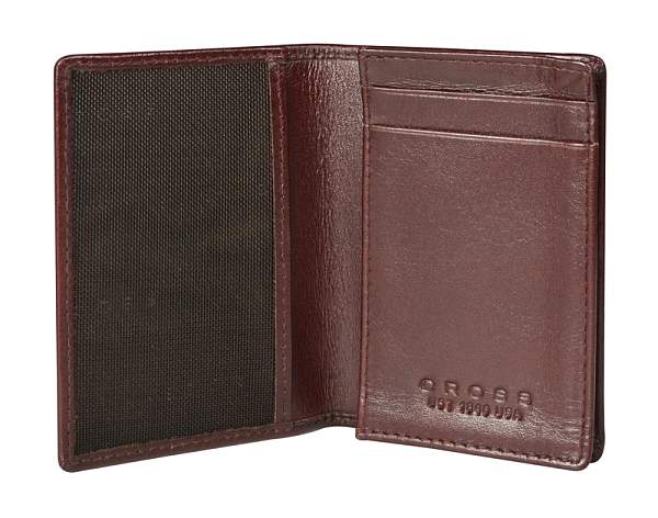 Визитница Cross Vachetta New Brandy, кожа наппа, гладкая, коричневый, 10,5 х 7,5 х 2 см AC1208387_1-25 CROSS, Артикул: AC1208387_1-25 фото №1