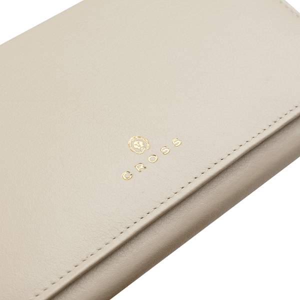 Кошелёк Cross Monaco Ivory, кожа наппа, гладкая, цвет "слоновая кость", 20 x 11 x 2,5 см AC898288_1-16 CROSS, Артикул: AC898288_1-16 фото №1
