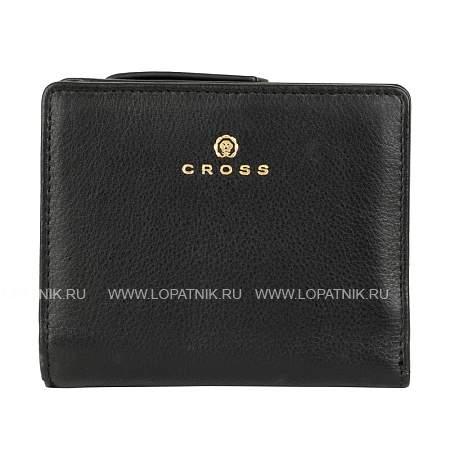 кошелёк cross monaco black, кожа наппа, гладкая, цвет чёрный, 11 x 9 x 2,5 см ac898083_1-1 CROSS