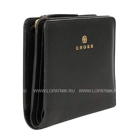 кошелёк cross monaco black, кожа наппа, гладкая, цвет чёрный, 11 x 9 x 2,5 см ac898083_1-1 CROSS