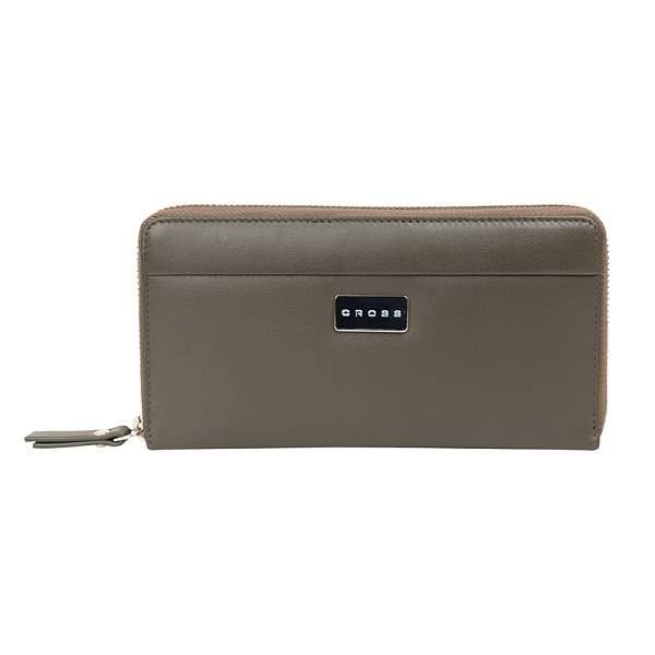 Кошелёк Cross Spanish Summer. Кожа наппа, фактурная, темно-серый, 19 х 10 х 1,9 см AC528092-18 CROSS, Артикул: AC528092-18 фото №1