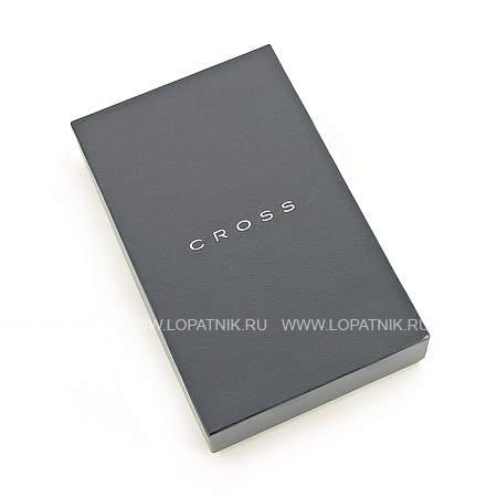 обложка для кредитных карт, cross nueva fv, кожа наппа, фактурная, серый, 11 х 1 х 9 см ac028387-3 CROSS