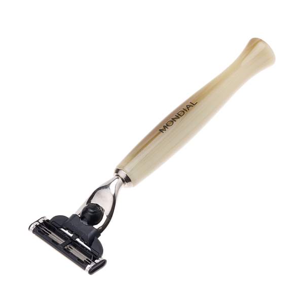 Бритвенный набор Mondial: станок, помазок, подставка; светлый и серый перламутр MOON-PR-603-STK-NK-M3 MONDIAL, Артикул: MOON-PR-603-STK-NK-M3 фото №1