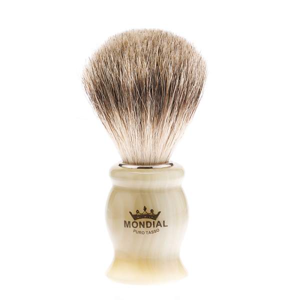 Бритвенный набор Mondial: станок, помазок, подставка; светлый и серый перламутр MOON-PR-603-STK-NK-M3 MONDIAL, Артикул: MOON-PR-603-STK-NK-M3 фото №1