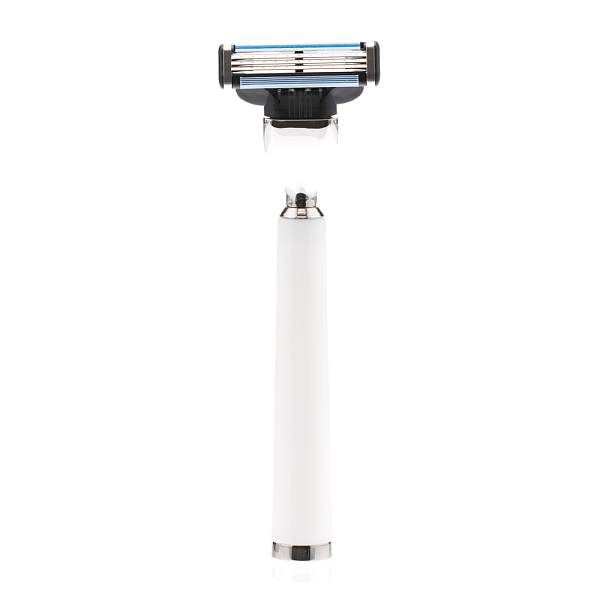 Бритвенный набор Mondial: станок, помазок, подставка; белая смола ST-365-BMT MONDIAL, Артикул: ST-365-BMT фото №1