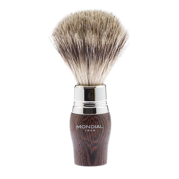 Бритвенный набор Mondial: станок MACH3, помазок, подставка; дерево Венге ST-VIE-W-II-M3 MONDIAL, Артикул: ST-VIE-W-II-M3 фото №1