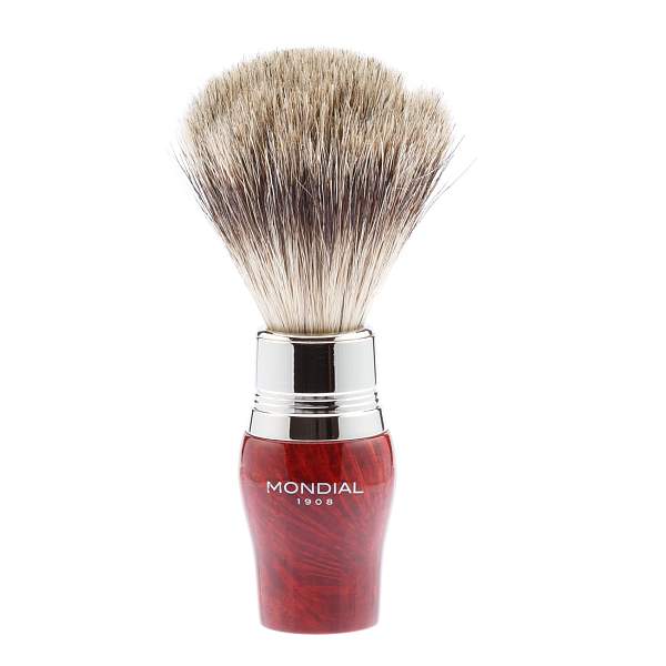 Бритвенный набор Mondial: станок MACH3, помазок, подставка; корень шиповника ST-VIE-R-II-M3 MONDIAL, Артикул: ST-VIE-R-II-M3 фото №1