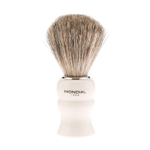 Бритвенный набор Mondial: станок, помазок, подставка и чаша; цвет слоновой кости M-1181 MONDIAL, Артикул: M-1181 фото №1