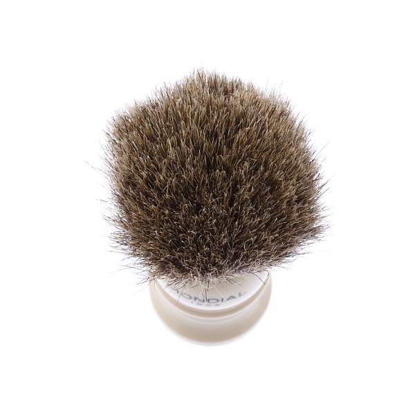 Помазок для бритья Mondial, каучуковая смола, барсучий ворс, рукоять - цвет слоновой кости PB-67-II-M MONDIAL, Артикул: PB-67-II-M фото №1