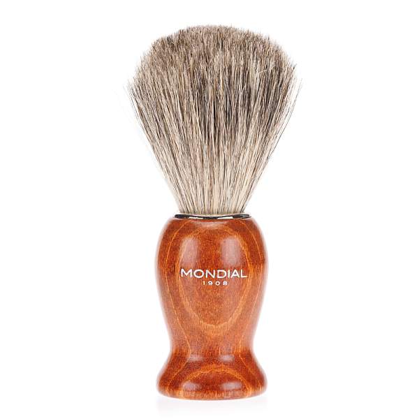 Помазок для бритья Mondial, дерево, ворс барсука, рукоять - цвет - красное дерево M6713_a MONDIAL, Артикул: M6713_a фото №1