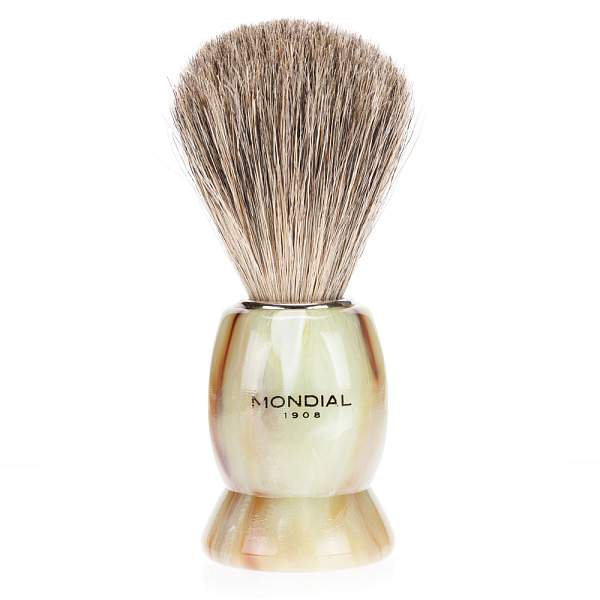 Помазок для бритья Mondial, пластик, ворс барсука, рукоять - цвет оникса M6718 MONDIAL, Артикул: M6718 фото №1
