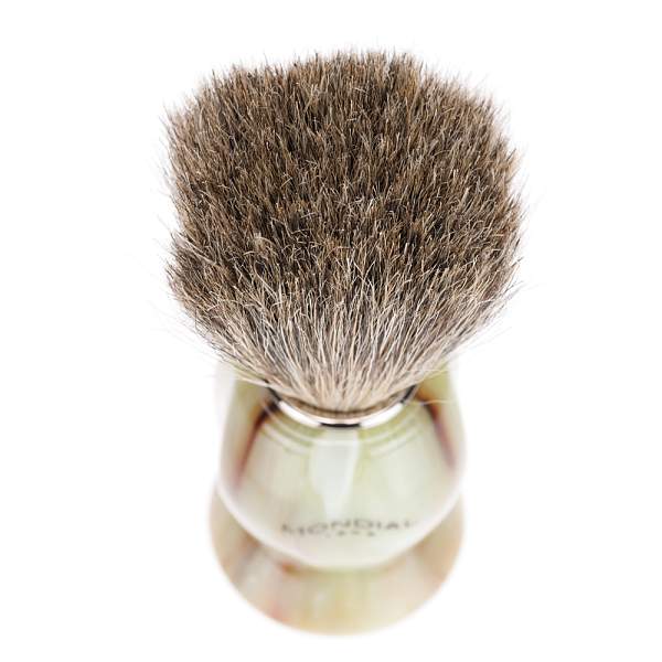 Помазок для бритья Mondial, пластик, ворс барсука, рукоять - цвет оникса M6718 MONDIAL, Артикул: M6718 фото №1