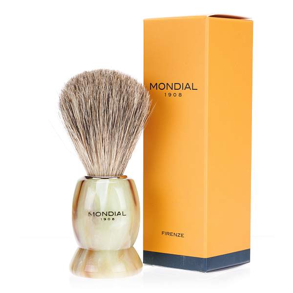 Помазок для бритья Mondial, пластик, ворс барсука, рукоять - цвет оникса M6718 MONDIAL, Артикул: M6718 фото №1
