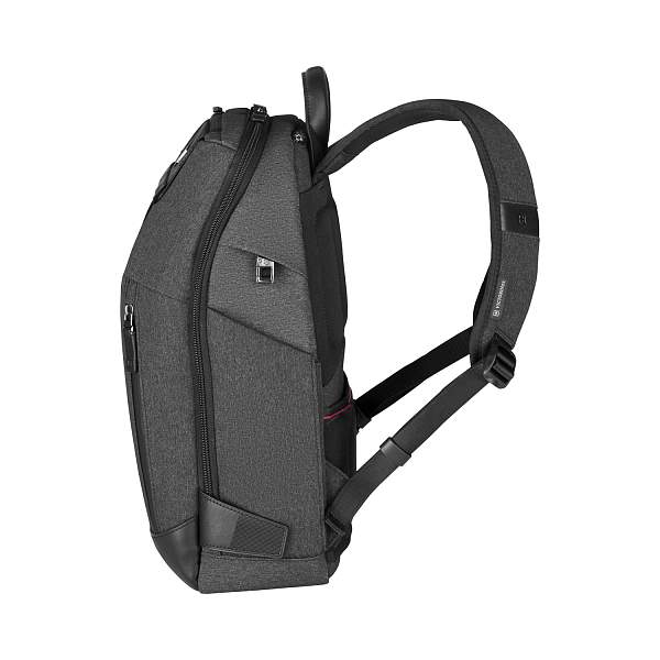 Рюкзак VICTORINOX Architecture Urban2 City Backpack 14'', серый, полиэстер / кожа, 30x19x42 см, 17 л 611955 Victorinox, Артикул: 611955 фото №1