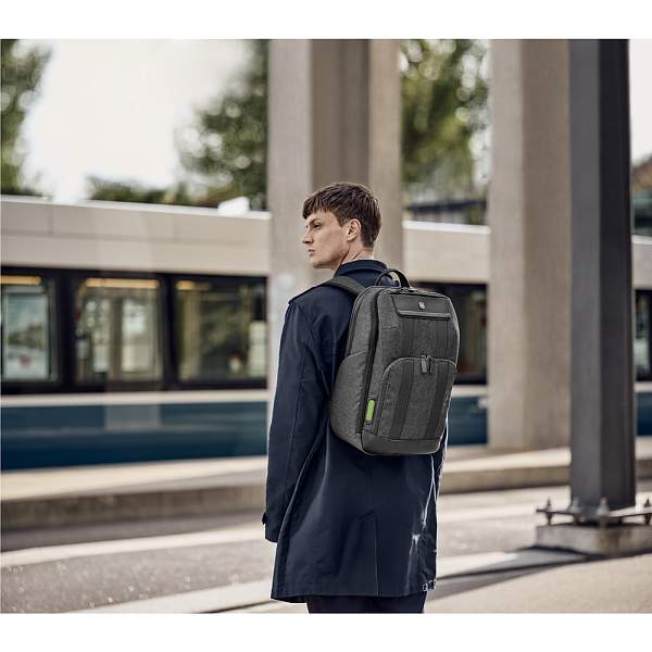 Рюкзак VICTORINOX Architecture Urban 2 Deluxe Backpack 15”, серый, полиэстер/кожа, 31x23x46 см, 23 л 611954 Victorinox, Артикул: 611954 фото №1