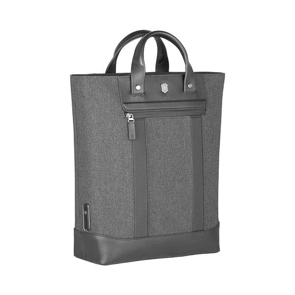 Сумка-рюкзак VICTORINOX Architecture Urban2 2way Carry Tote 15'',серая,полиэстер/кожа,40x15x40см,20л 611957 Victorinox, Артикул: 611957 фото №1