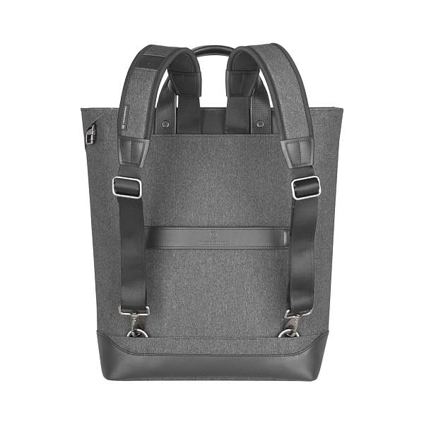 Сумка-рюкзак VICTORINOX Architecture Urban2 2way Carry Tote 15'',серая,полиэстер/кожа,40x15x40см,20л 611957 Victorinox, Артикул: 611957 фото №1