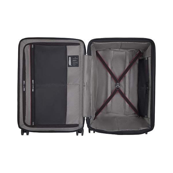 Чемодан VICTORINOX Spectra™ 3.0 Exp. Medium Case, чёрный, поликарбонат Sorplas™, 46x30x69 см, 81 л 611759 Victorinox, Артикул: 611759 фото №1