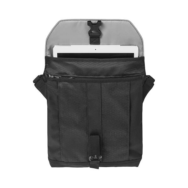 Сумка наплечная VICTORINOX Altmont Original Flapover Digital Bag, чёрная, нейлон, 26x10x30 см, 7 л 606751 Victorinox, Артикул: 606751 фото №1
