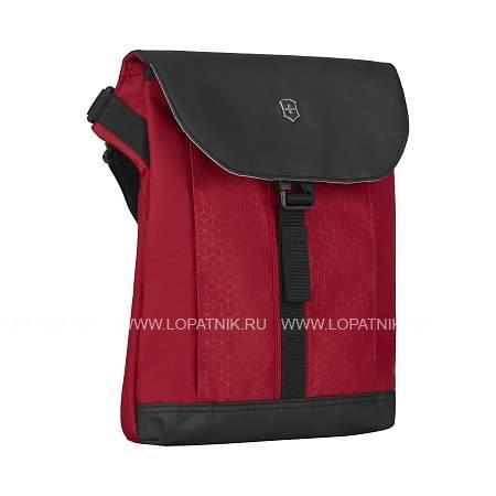 сумка наплечная victorinox altmont original flapover digital bag, красная, нейлон, 26x10x30 см, 7 л 606753 Victorinox