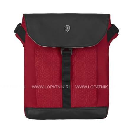 сумка наплечная victorinox altmont original flapover digital bag, красная, нейлон, 26x10x30 см, 7 л 606753 Victorinox