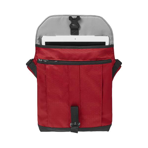 Сумка наплечная VICTORINOX Altmont Original Flapover Digital Bag, красная, нейлон, 26x10x30 см, 7 л 606753 Victorinox, Артикул: 606753 фото №1