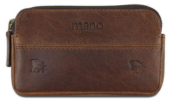 Ключница Mano "Don Leon", натуральная кожа в коричневом цвете, 12 х 7 см M191920041 MANO 1919, Артикул: M191920041 фото №1