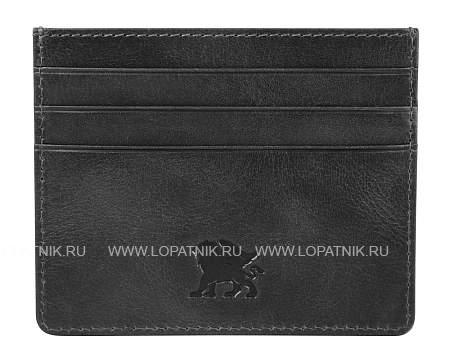 портмоне для кредитных карт mano "don luca", натуральная кожа в черном цвете, 10,3 х 8,3 см m191945001 MANO 1919