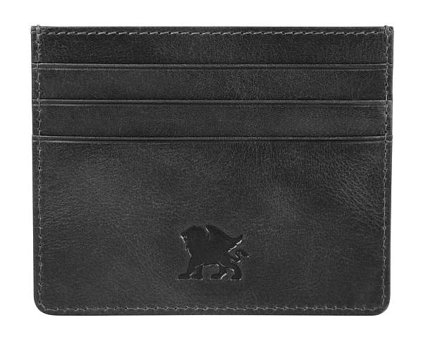 Портмоне для кредитных карт Mano "Don Luca", натуральная кожа в черном цвете, 10,3 х 8,3 см M191945001 MANO 1919, Артикул: M191945001 фото №1