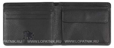 бумажник mano "don montez", натуральная кожа в черном цвете, 11 х 8,4 см m191925001 MANO 1919
