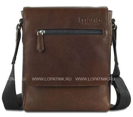 сумка через плечо mano "don valentino", натуральная кожа в коричневом цвете, 21 х 25 х 5 см m191940039 MANO 1919