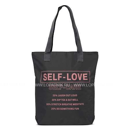 сумка-шоппер antan тёмно-серый antan 1-58 self-love/темно-серы Antan