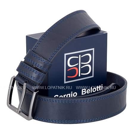 ремень тёмно-синий sergio belotti 7188/40 r blu Sergio Belotti