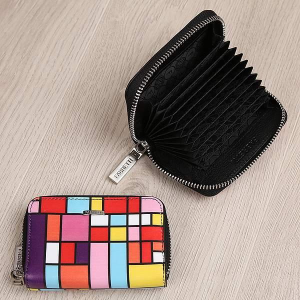 15101301Pcolourblock-5 FABRETTI Визитница жен. нат. кожа Fabretti, Артикул: 15101301Pcolourblock-5 фото №1