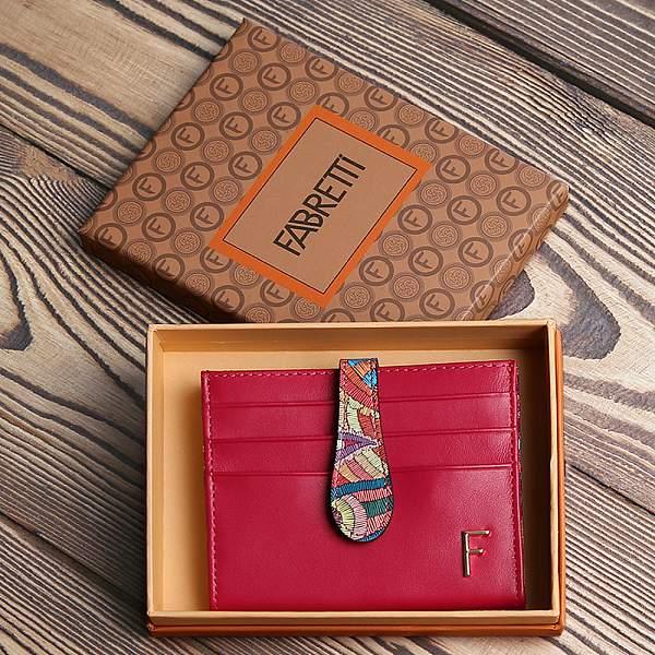 40025NPpaisley-74 FABRETTI Визитница жен. нат. кожа Fabretti, Артикул: 40025NPpaisley-74 фото №1