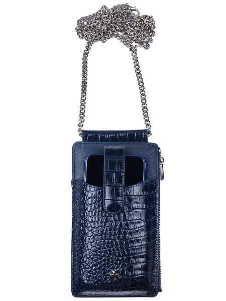 Сумочка для телефона 9244-N.Croco D.Blue  Vasheron, Артикул: 9244-N.Croco D.Blue фото №1