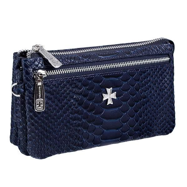 Клатч 9405-N.Anaconda D.Blue Vasheron, Артикул: 9405-N.Anaconda D.Blue фото №1