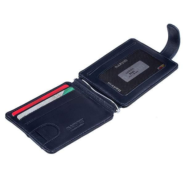 Портмоне с зажимом 9660-N.Polo Black / D.Blue Vasheron, Артикул: 9660-N.Polo Black / D.Blu фото №1