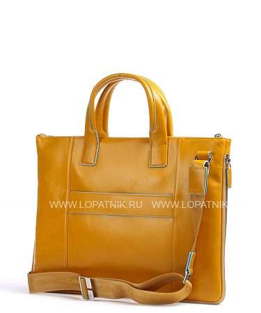 сумка piquadro ca4021b2/g9 кожаная желтая Piquadro