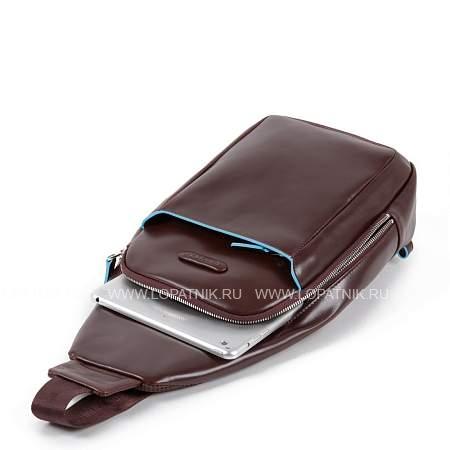 рюкзак с одной лямкой piquadro ca4827b2/mo кожаный коричневый Piquadro