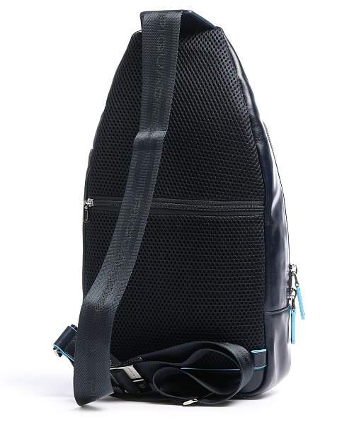 Рюкзак с одной лямкой Piquadro CA4827B2/BLU2 кожаный темно-синий Piquadro, Артикул: CA4827B2/BLU2 фото №1