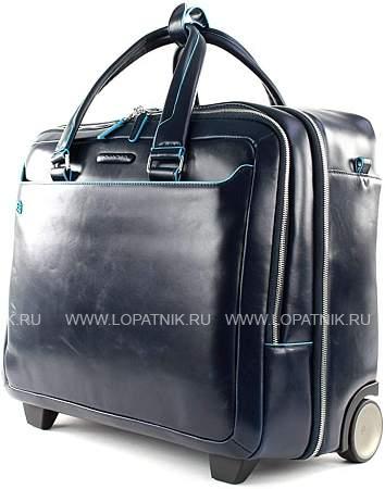 дорожная сумка для ручной клади piquadro bv5014b2/blu2 синяя Piquadro