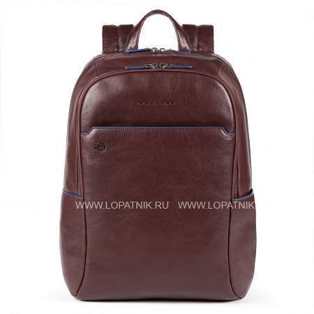 рюкзак piquadro ca4762b2s/tm большой мужской кожаный коричневый Piquadro
