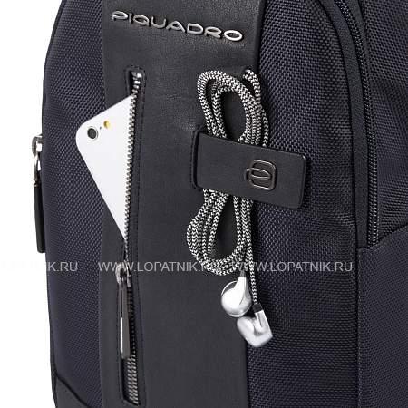 рюкзак с одной лямкой piquadro ca4536br2/n черный Piquadro