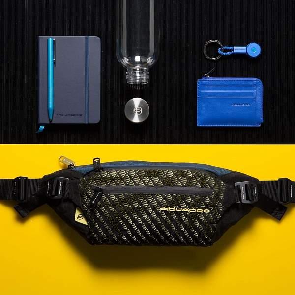 Поясная сумка Piquadro CA5118PQY/BLG сине-желтая Piquadro, Артикул: CA5118PQY/BLG фото №1