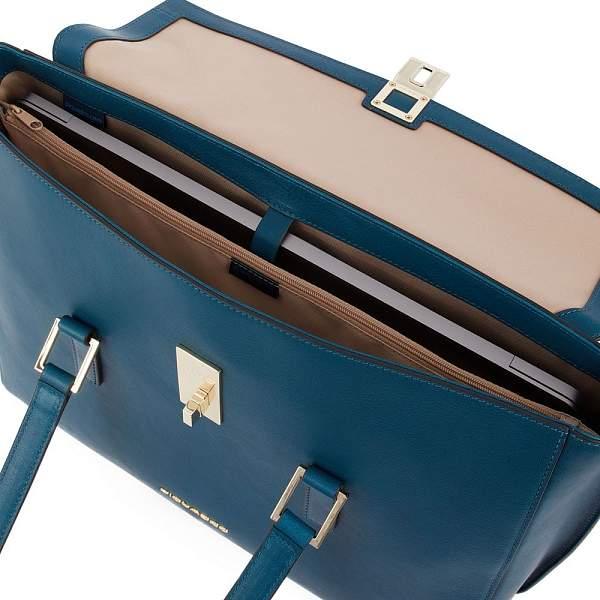 Женская кожаная сумка Piquadro BD5734DF/OT2 синяя Piquadro, Артикул: BD5734DF/OT2 фото №1