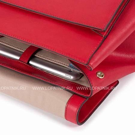 рюкзак женский кожаный piquadro ca5278df/r красный Piquadro