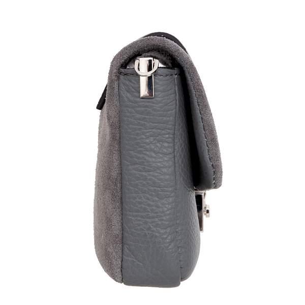 Cумка серый Sergio Belotti 60036 Grey velour Napoli Sergio Belotti, Артикул: 60036 Grey velour Napoli фото №1