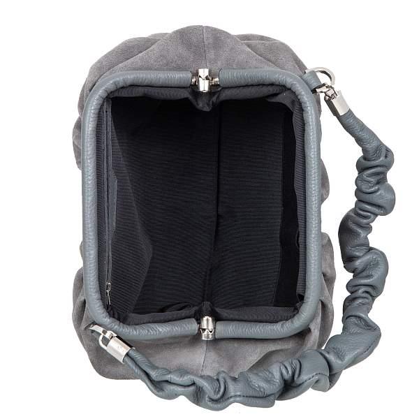 Cумка серый Sergio Belotti 60090 Grey velour Napoli Sergio Belotti, Артикул: 60090 Grey velour Napoli фото №1